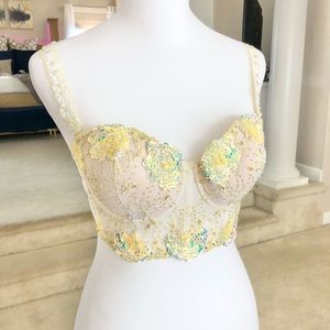 Sequin yellow Marciano’s bra 34D